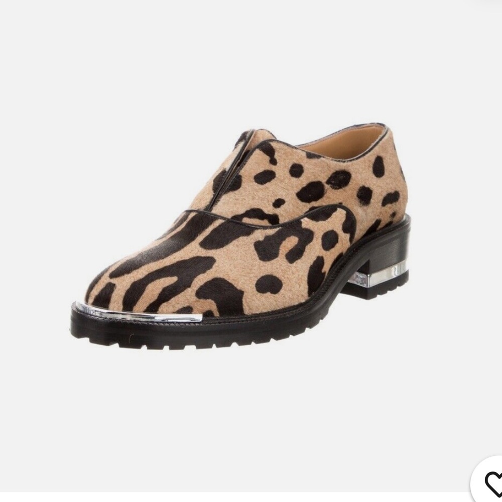 Barbara Bui Leopard Print Oxfords